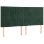 Cama box spring con colchón terciopelo verde oscuro 180x200 cm de , Camas y somieres - Ref: Foro24-3137980, Precio: 701,05 €,...