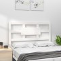 Cabecero de cama madera maciza de pino blanco 105,5x4x100 cm de , Cabeceros y pies de cama - Ref: Foro24-818026, Precio: 48,9...
