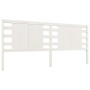 Cabecero madera maciza de pino blanco 156x4x100 cm de , Cabeceros y pies de cama - Ref: Foro24-818776, Precio: 66,76 €, Descu...