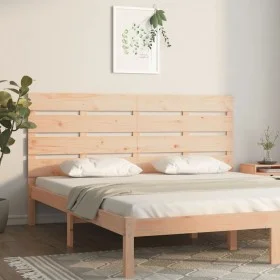 Cabecero madera maciza de pino 120x3x80 cm de , Cabeceros y pies de cama - Ref: Foro24-821337, Precio: 44,79 €, Descuento: %