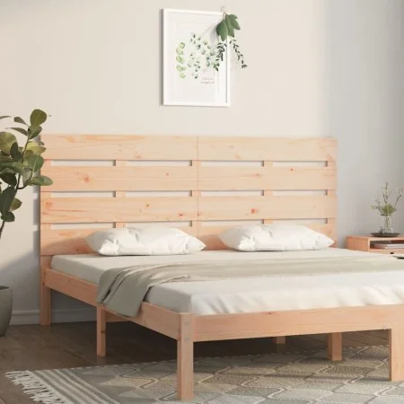 Bettkopfteil aus massivem Kiefernholz, 140 x 3 x 80 cm von , Kopf- und Fußteile - Ref: Foro24-821342, Preis: 57,52 €, Rabatt: %