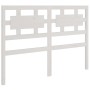Cabecero de cama madera maciza de pino blanco 140,5x4x100 cm de , Cabeceros y pies de cama - Ref: Foro24-818036, Precio: 66,7...