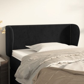 Cabecero de terciopelo negro 103x23x78/88 cm de , Cabeceros y pies de cama - Ref: Foro24-3117048, Precio: 45,94 €, Descuento: %