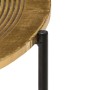Juego de mesas con cubierta de latón MDF 2 unidades de vidaXL, Mesas auxiliares - Ref: Foro24-246285, Precio: 189,38 €, Descu...