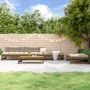 Juego de sofás de jardín 5 pzas madera maciza pino marrón miel de , Conjuntos de jardín - Ref: Foro24-3186602, Precio: 486,95...