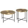 Juego de mesas con cubierta de latón MDF 2 unidades by vidaXL, Side tables - Ref: Foro24-246285, Price: 185,11 €, Discount: %