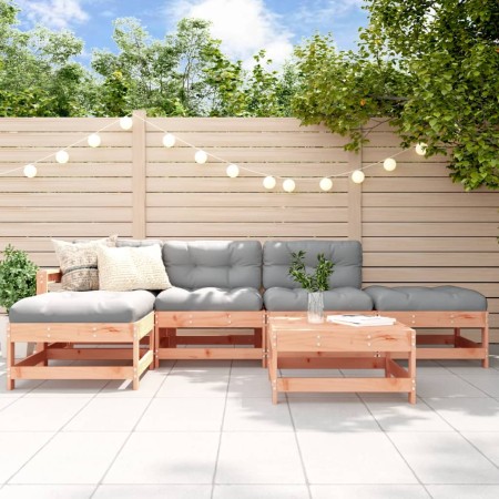 Juego de muebles de jardín 6 pzas madera maciza abeto Douglas de , Conjuntos de jardín - Ref: Foro24-3186324, Precio: 320,14 ...
