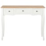 Mesa consola tocador con 3 cajones blancos de vidaXL, Mesas auxiliares - Ref: Foro24-280044, Precio: 166,58 €, Descuento: %