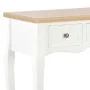 Console table with 3 white drawers by vidaXL, Side tables - Ref: Foro24-280044, Price: 169,63 €, Discount: %