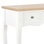 Mesa consola tocador con 3 cajones blancos de vidaXL, Mesas auxiliares - Ref: Foro24-280044, Precio: 166,58 €, Descuento: %