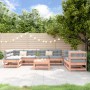 Juego de muebles de jardín 8 pzas madera maciza abeto Douglas de , Conjuntos de jardín - Ref: Foro24-3186457, Precio: 450,83 ...