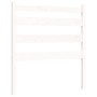 Estructura de cama con cabecero madera maciza blanco 100x200 cm de , Camas y somieres - Ref: Foro24-3192027, Precio: 130,43 €...