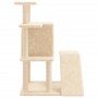 Rascador para gatos con postes de sisal color crema 97 cm de , Mobiliario para gatos - Ref: Foro24-172097, Precio: 53,76 €, D...