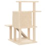 Rascador para gatos con postes de sisal color crema 97 cm de , Mobiliario para gatos - Ref: Foro24-172097, Precio: 53,76 €, D...
