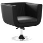 Taburete de bar cuero sintético negro en Sillones | Comprar online en Foru.es