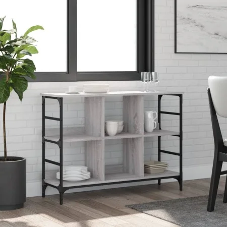 Aparador de madera de ingeniería gris Sonoma 102x32x73,5 cm de , Aparadores - Ref: Foro24-837725, Precio: 56,92 €, Descuento: %