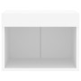 Mesita de noche de pared con luces LED blanco de , Muebles TV - Ref: Foro24-837113, Precio: 29,55 €, Descuento: %