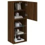 Mueble para TV con luces LED roble marrón 40,5x30x102 cm de , Muebles TV - Ref: Foro24-837063, Precio: 45,34 €, Descuento: %