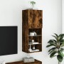 Mueble para TV con luces LED roble ahumado 40,5x30x102 cm de , Muebles TV - Ref: Foro24-837061, Precio: 63,84 €, Descuento: %