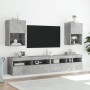 Mueble para TV con luces LED gris hormigón 40,5x30x60 cm de , Muebles TV - Ref: Foro24-837035, Precio: 50,09 €, Descuento: %