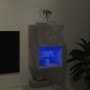Mueble para TV con luces LED gris hormigón 40,5x30x60 cm de , Muebles TV - Ref: Foro24-837035, Precio: 50,09 €, Descuento: %