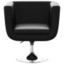 Taburete de bar cuero sintético negro en Sillones | Comprar online en Foru.es