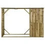 Caseta leña y herramientas jardín madera pino 253x80x170 cm de vidaXL, Cobertizos - Ref: Foro24-45137, Precio: 412,11 €, Desc...