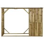 Caseta leña y herramientas jardín madera pino 253x80x170 cm de vidaXL, Cobertizos - Ref: Foro24-45137, Precio: 417,60 €, Desc...