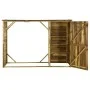 Caseta leña y herramientas jardín madera pino 253x80x170 cm de vidaXL, Cobertizos - Ref: Foro24-45137, Precio: 412,11 €, Desc...