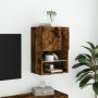 Mueble para TV con luces LED roble ahumado 40,5x30x60 cm de , Muebles TV - Ref: Foro24-837037, Precio: 42,00 €, Descuento: %