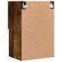 Mueble para TV con luces LED roble ahumado 40,5x30x60 cm de , Muebles TV - Ref: Foro24-837037, Precio: 42,00 €, Descuento: %