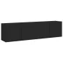Muebles para TV de pared 2 unidades negro 80x30x41 cm de , Muebles TV - Ref: Foro24-836955, Precio: 112,40 €, Descuento: %