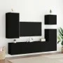 Muebles para TV de pared 2 unidades negro 80x30x41 cm de , Muebles TV - Ref: Foro24-836955, Precio: 112,40 €, Descuento: %