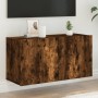 Mueble para TV de pared roble ahumado 80x30x41 cm de , Muebles TV - Ref: Foro24-836960, Precio: 52,83 €, Descuento: %