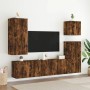 Mueble para TV de pared roble ahumado 80x30x41 cm de , Muebles TV - Ref: Foro24-836960, Precio: 52,83 €, Descuento: %