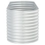 Arriate de acero galvanizado plateado 240x80x81 cm de vidaXL, Maceteros y jardineras - Ref: Foro24-45513, Precio: 151,59 €, D...