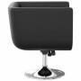 Taburete de bar cuero sintético negro en Sillones | Comprar online en Foru.es