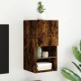 Mueble para TV con luces LED roble ahumado 30,5x30x60 cm de , Muebles TV - Ref: Foro24-836995, Precio: 39,23 €, Descuento: %