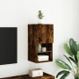 Mueble para TV con luces LED roble ahumado 30,5x30x60 cm de , Muebles TV - Ref: Foro24-836995, Precio: 39,23 €, Descuento: %