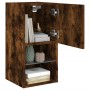 Mueble para TV con luces LED roble ahumado 30,5x30x60 cm de , Muebles TV - Ref: Foro24-836995, Precio: 39,23 €, Descuento: %