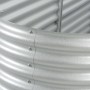 Arriate de acero galvanizado plateado 240x80x81 cm de vidaXL, Maceteros y jardineras - Ref: Foro24-45513, Precio: 151,59 €, D...