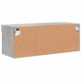 Mueble para TV con luces LED gris hormigón 80x30x30 cm de , Muebles TV - Ref: Foro24-837147, Precio: 41,97 €, Descuento: %