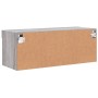 Mueble para TV con luces LED gris Sonoma 80x30x30 cm de , Muebles TV - Ref: Foro24-837151, Precio: 45,31 €, Descuento: %