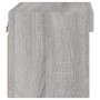 Mesitas de noche de pared con luces LED 2 uds gris Sonoma de , Muebles TV - Ref: Foro24-837124, Precio: 44,60 €, Descuento: %