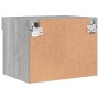 Mesitas de noche de pared con luces LED 2 uds gris Sonoma de , Muebles TV - Ref: Foro24-837124, Precio: 44,60 €, Descuento: %