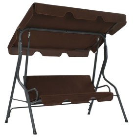 Banco balancín de jardín color café 170x110x153 cm de vidaXL, Balancines de jardín - Ref: Foro24-45351, Precio: 163,14 €, Des...