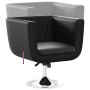 Taburete de bar cuero sintético negro en Sillones | Comprar online en Foru.es