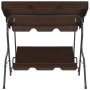 Banco balancín de jardín color café 170x110x153 cm de vidaXL, Balancines de jardín - Ref: Foro24-45351, Precio: 163,14 €, Des...
