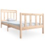 Estructura de cama madera maciza 100x200 cm de , Camas y somieres - Ref: Foro24-3100709, Precio: 113,26 €, Descuento: %
