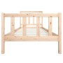 Estructura de cama madera maciza 100x200 cm de , Camas y somieres - Ref: Foro24-3100709, Precio: 113,26 €, Descuento: %